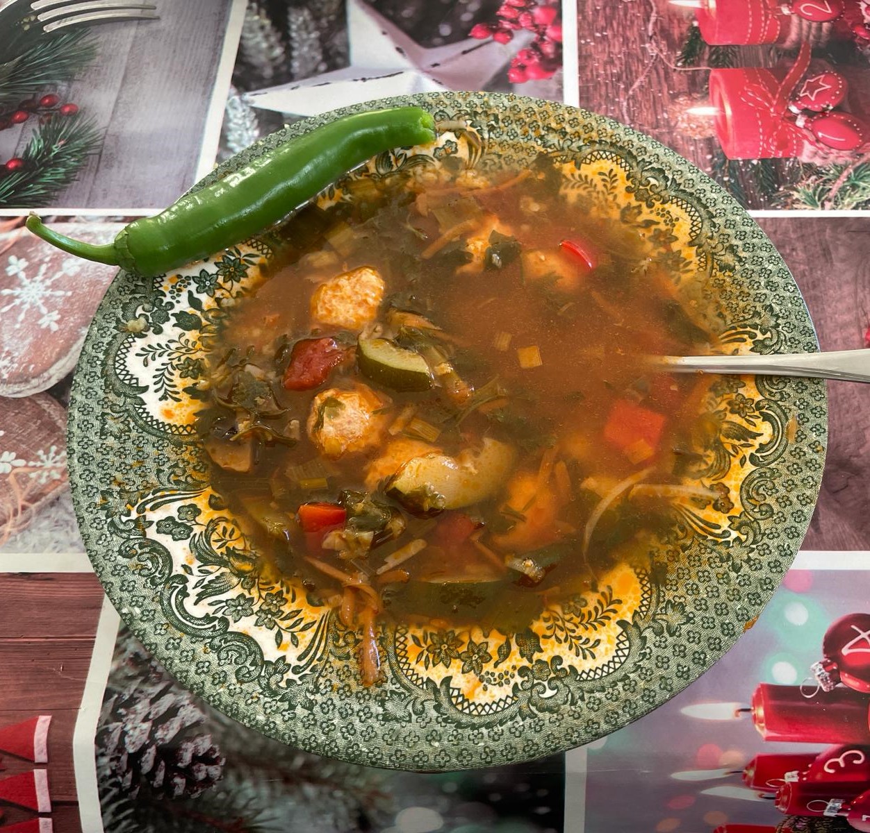 Supă cu perioșoare de dietă